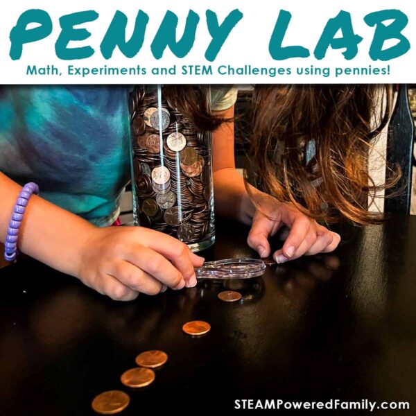 Penny Lab Experiments Math And Stem Challenges For Kids