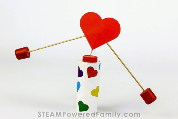 Balancing Hearts DIY Toy Project - Balance Toy STEM Craft