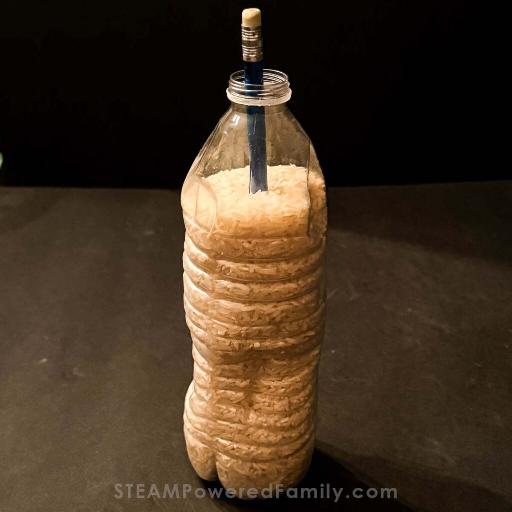 Rice in a Bottle Experiment