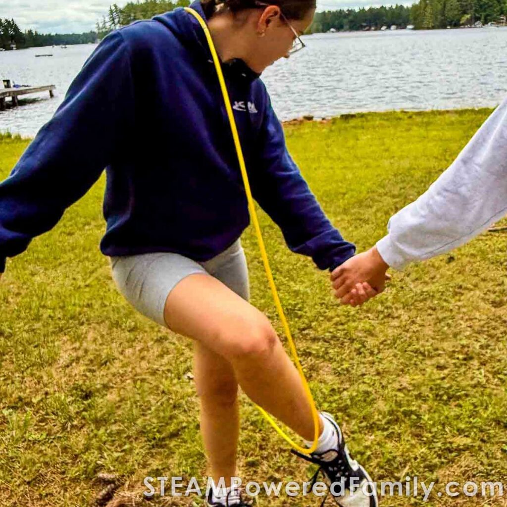 Pass through the hoop back to school challenge