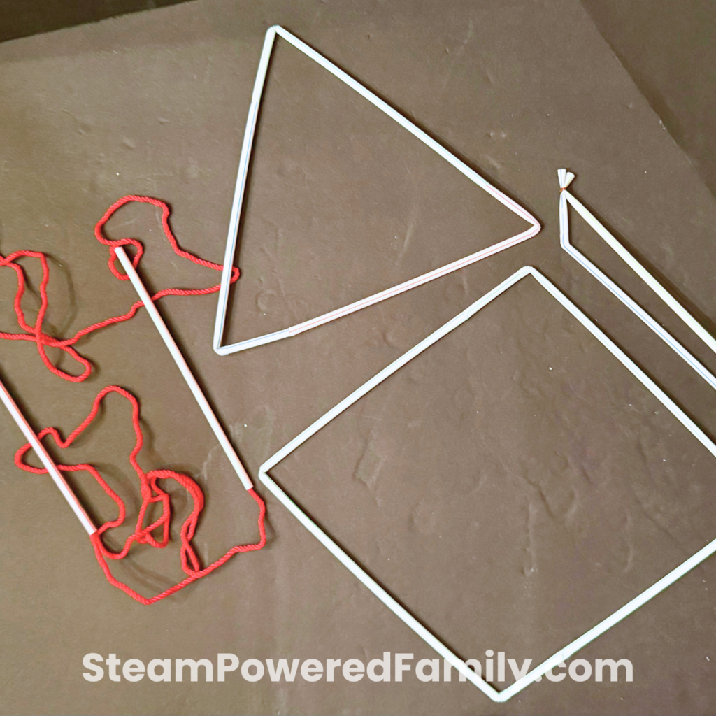 Bubble wand engineering challenge materials needed for a summer camp STEM activity. 