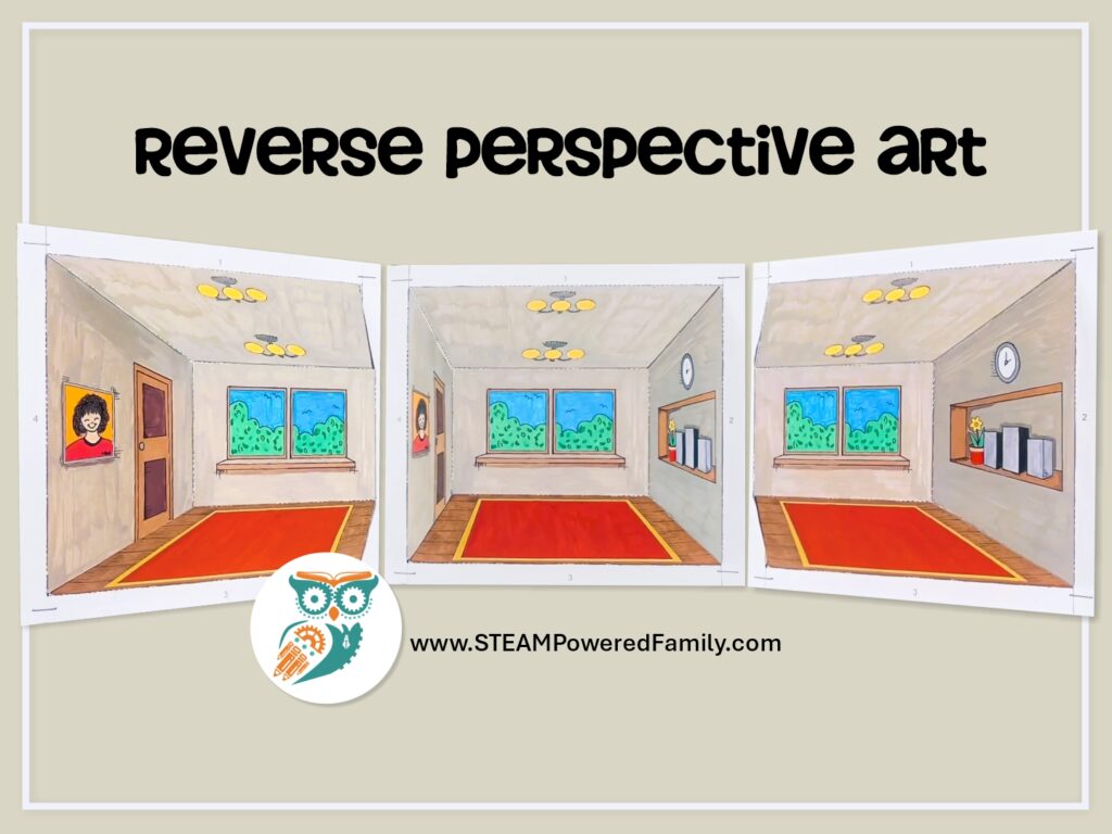 reverse perspective art
